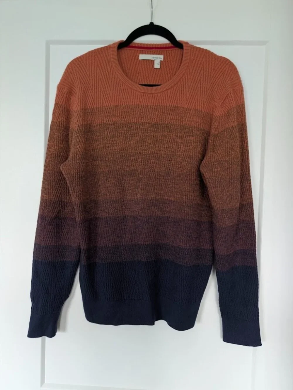 Color Gradient Heavy-Knit Sweater by Hawker Rye (Stitch Fix) in Men's Medium